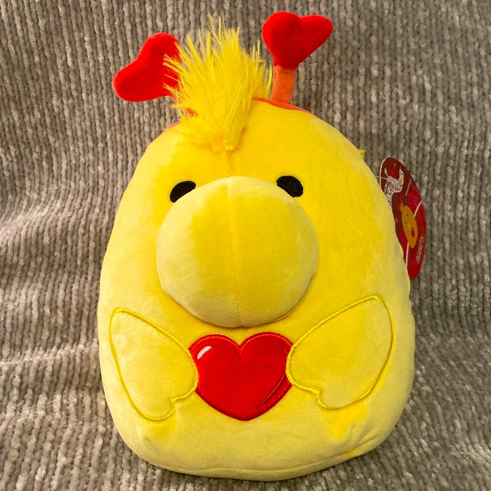 Squishmallows Woodstock Valentines Heart Plush 9‎ Inch Peanuts NWT